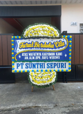 Papan Bunga Duka di Soadara